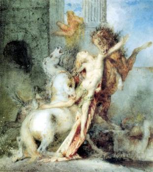 Gustave Moreau : Diomedes Devoured by his Horses
